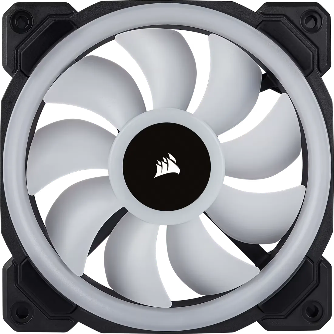 Corsair LL120 RGB 120mm Dual Light Loop RGB LED PWM Fan — 3 Fan Pack with Lighting Node PRO