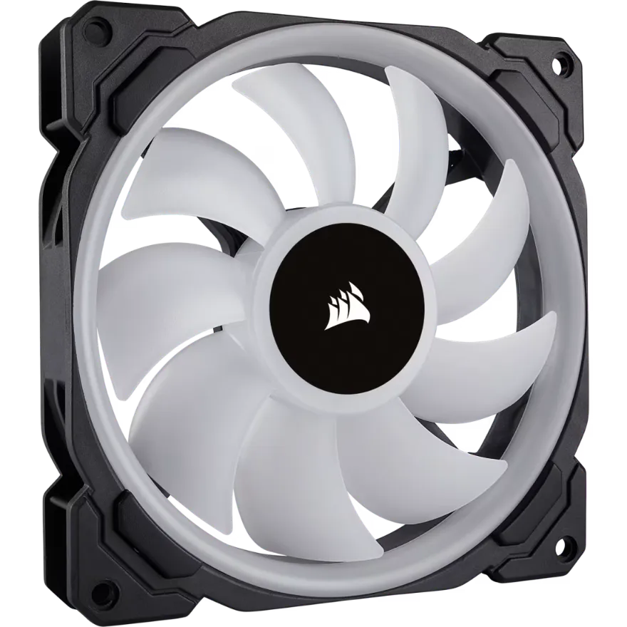 Corsair LL140 RGB 140mm Dual Light Loop RGB LED PWM Fan — 2 Fan Pack with Lighting Node PRO