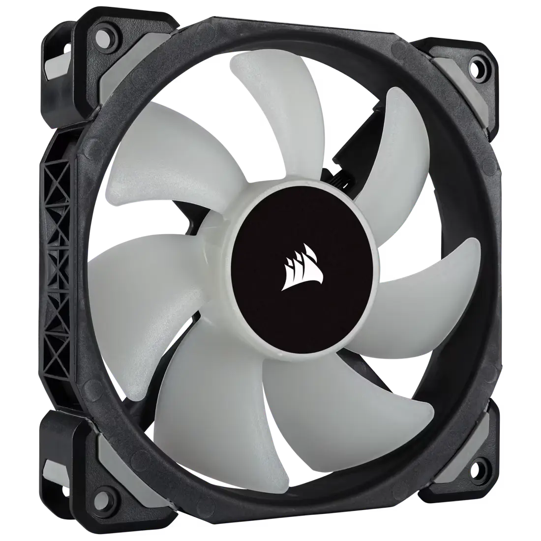 Corsair ML120 PRO RGB LED 120MM PWM Premium Magnetic Levitation Fan — 3 Fan Pack with Lighting Node PRO