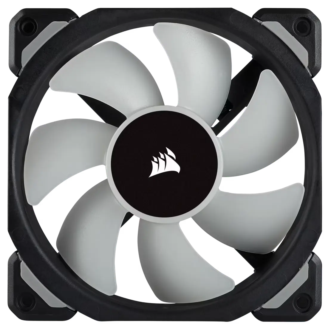 Corsair ML120 PRO RGB LED 120MM PWM Premium Magnetic Levitation Fan — 3 Fan Pack with Lighting Node PRO