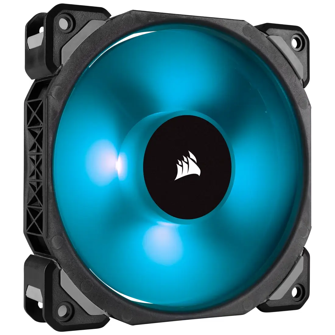 Corsair ML120 PRO RGB LED 120MM PWM Premium Magnetic Levitation Fan — 3 Fan Pack with Lighting Node PRO