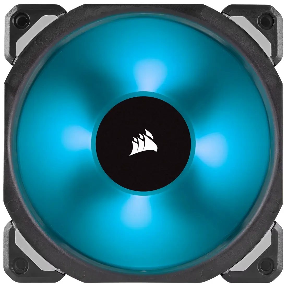 Corsair ML120 PRO RGB LED 120MM PWM Premium Magnetic Levitation Fan — 3 Fan Pack with Lighting Node PRO