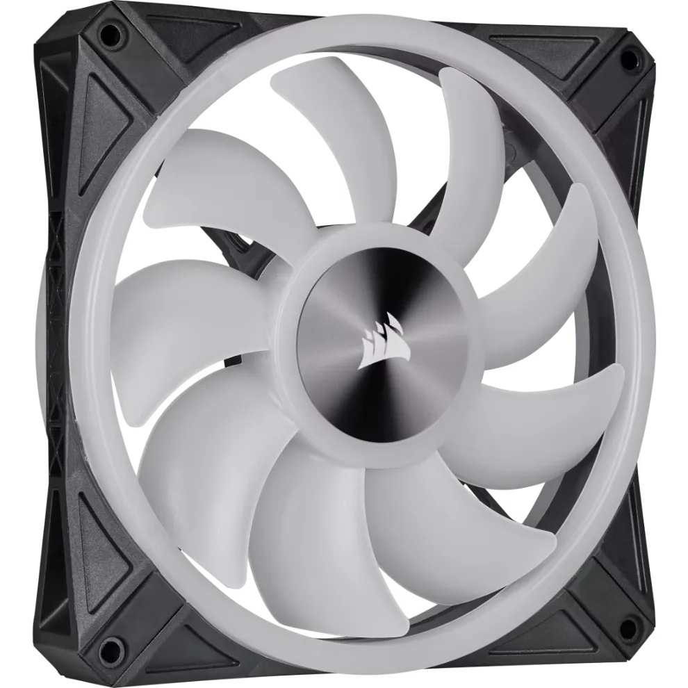 Corsair iCUE QL140 RGB 140mm PWM Dual Fan Kit with Lighting Node CORE