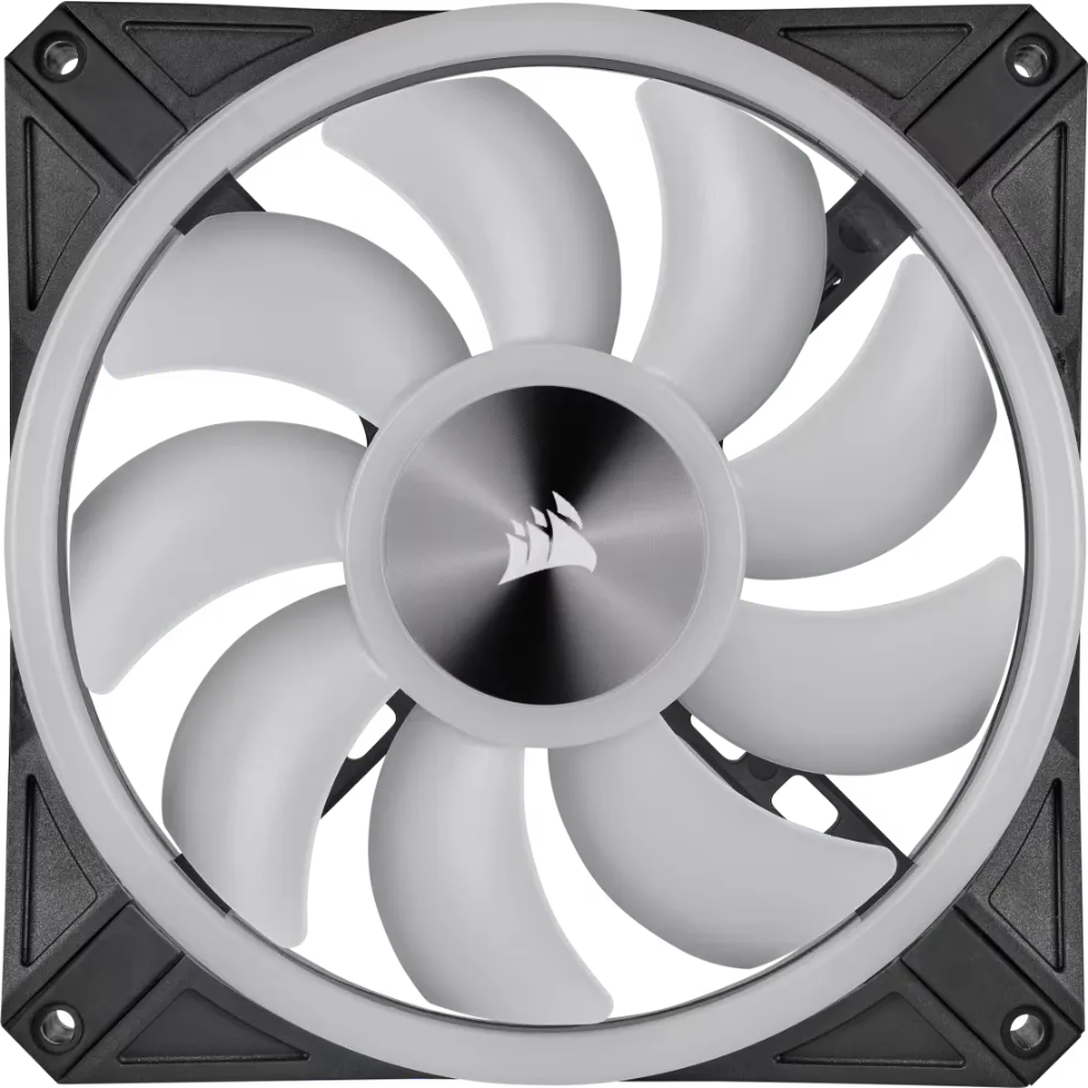 Corsair iCUE QL140 RGB 140mm PWM Dual Fan Kit with Lighting Node CORE