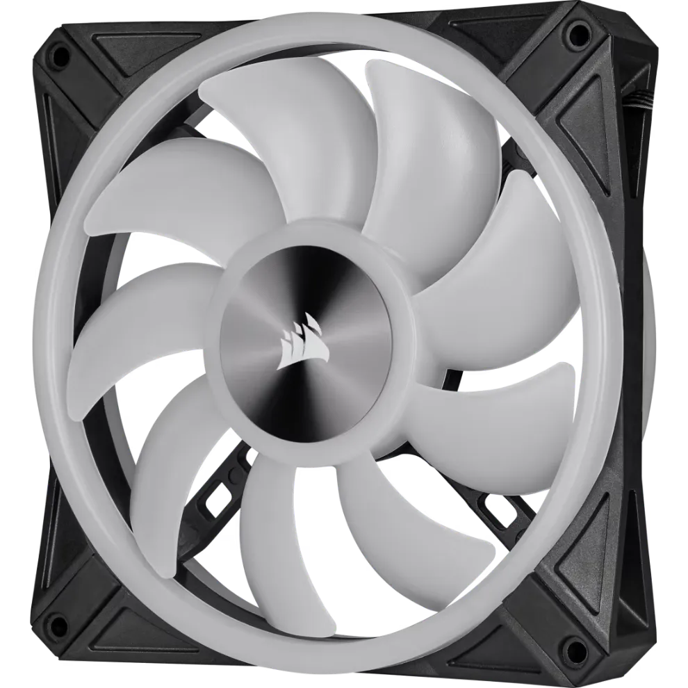 Corsair iCUE QL140 RGB 140mm PWM Dual Fan Kit with Lighting Node CORE